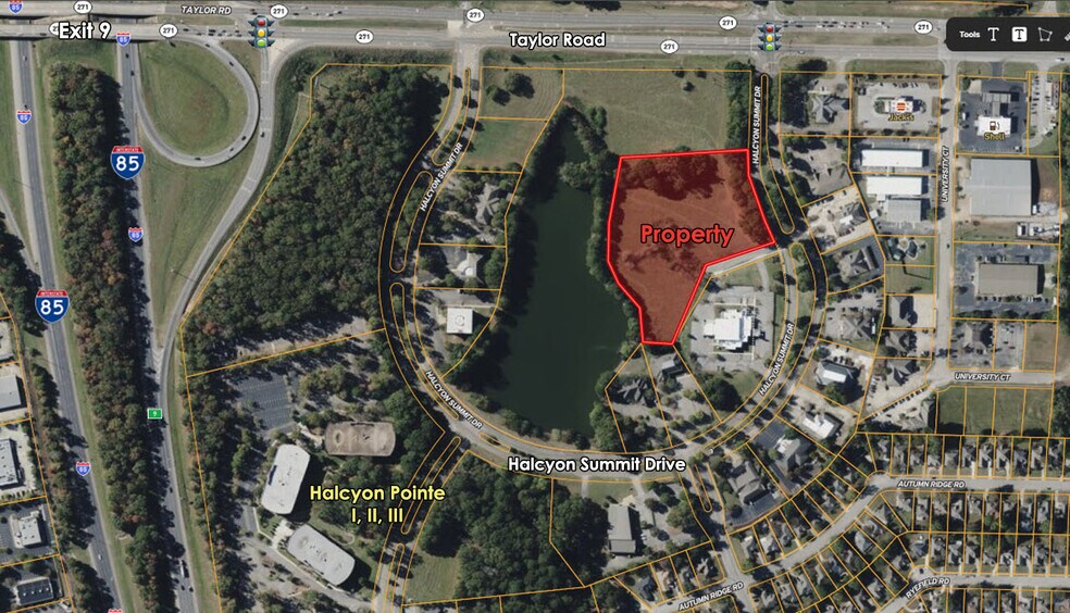 Halcyon Summit Drive, Montgomery, AL à vendre - Aérien - Image 2 de 5