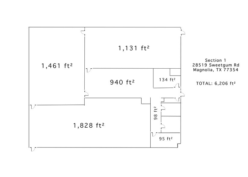 28519 Sweetgum Rd, Magnolia, TX à vendre - Plan d’étage - Image 2 de 28
