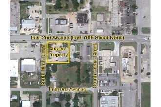 202 E 2nd Ave, Owasso, OK - Aerial  map view