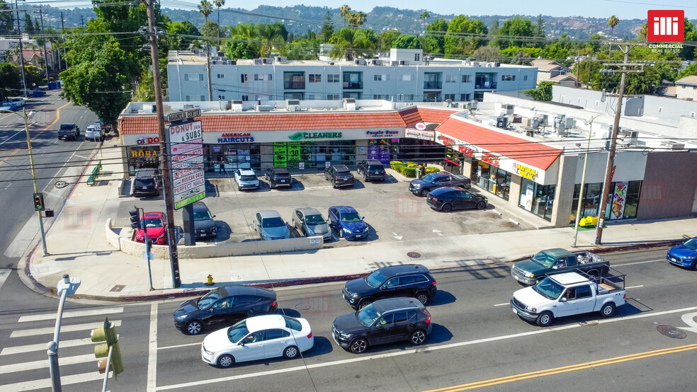 12910 Magnolia Blvd, Sherman Oaks, CA for lease - Aerial - Image 2 of 6