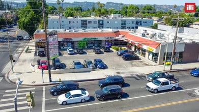 12910 Magnolia Blvd, Sherman Oaks, CA - Aerial  map view