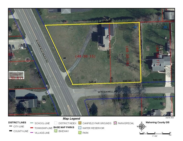 171 N Canfield Niles Rd, Austintown, OH à vendre - Aérien - Image 1 de 13