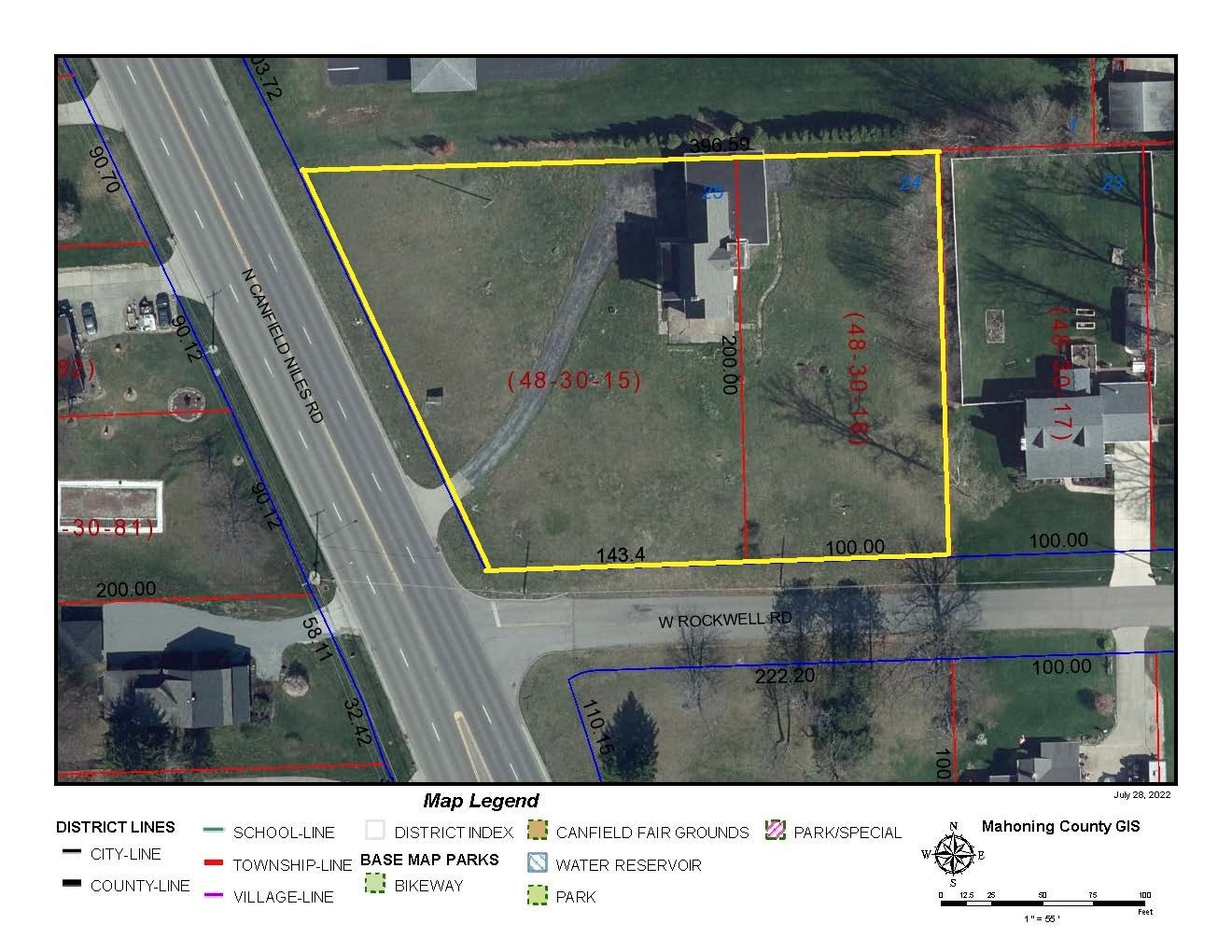 171 N Canfield Niles Rd, Austintown, OH à vendre Aérien- Image 1 de 14