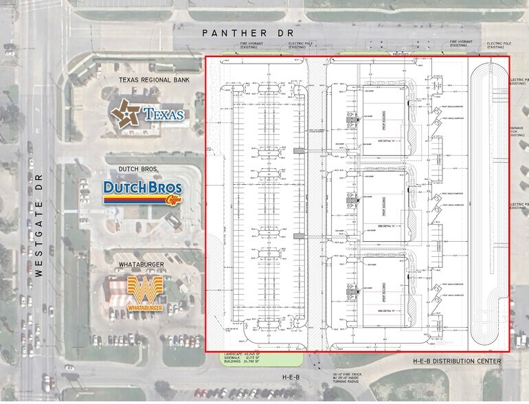 000 NEQ of Westgate & Business 83, Weslaco, TX à louer - Plan de site - Image 3 de 7
