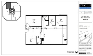 1545 Carling Ave, Ottawa, ON à louer Plan d  tage- Image 1 de 1