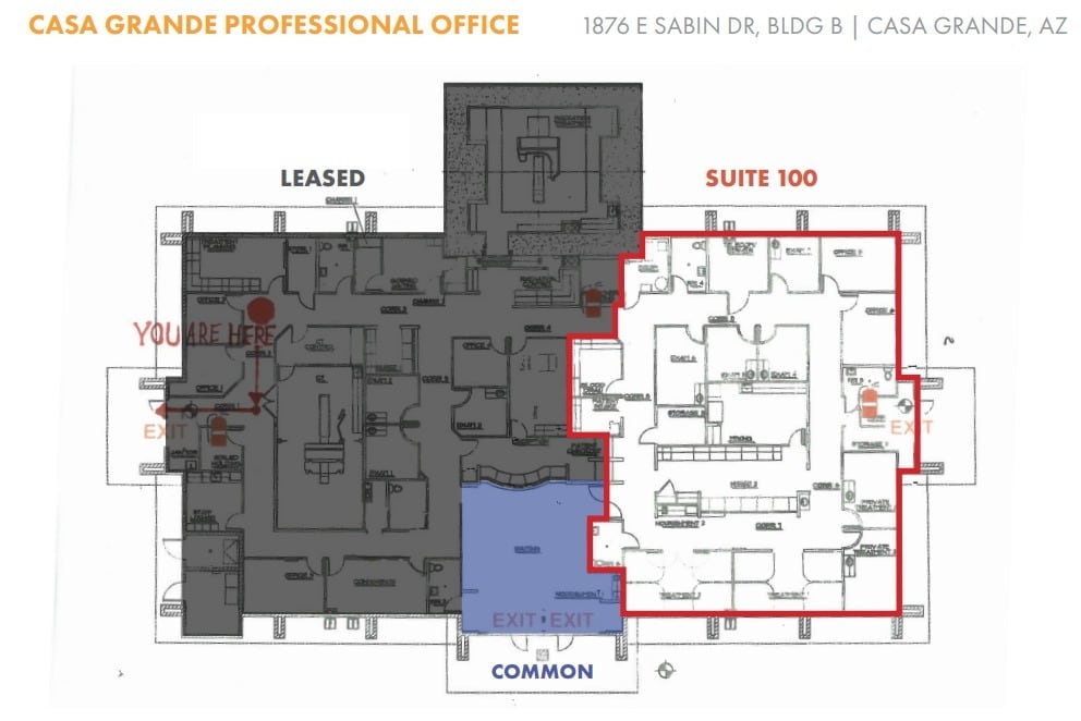 1876 E Sabin Dr, Casa Grande, AZ for lease Floor Plan- Image 1 of 1