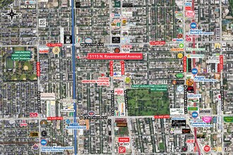 5115 N Ravenswood Ave, Chicago, IL - Aerial map view