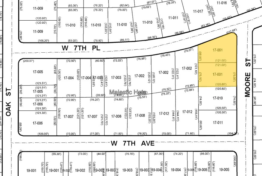 725 Moore St, Lakewood, CO for sale - Plat Map - Image 2 of 17