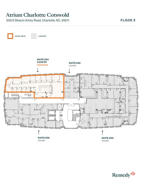 309 S Sharon Amity Rd, Charlotte, NC à louer - Plan d’étage - Image 3 de 4