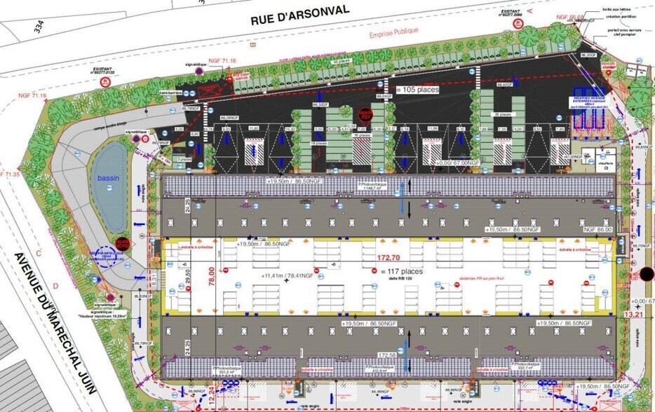 2 Rue D'Arsonval, Gonesse for lease - Site Plan - Image 3 of 7