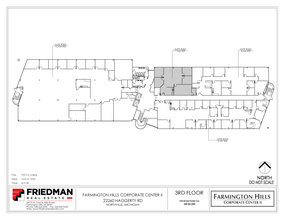 22260 Haggerty Rd, Northville, MI for lease Floor Plan- Image 2 of 2