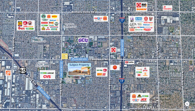 5005-5057 N 35th Ave, Phoenix, AZ - aerial  map view