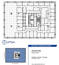 540 5th Ave SW, Calgary, AB for lease Floor Plan- Image 1 of 1