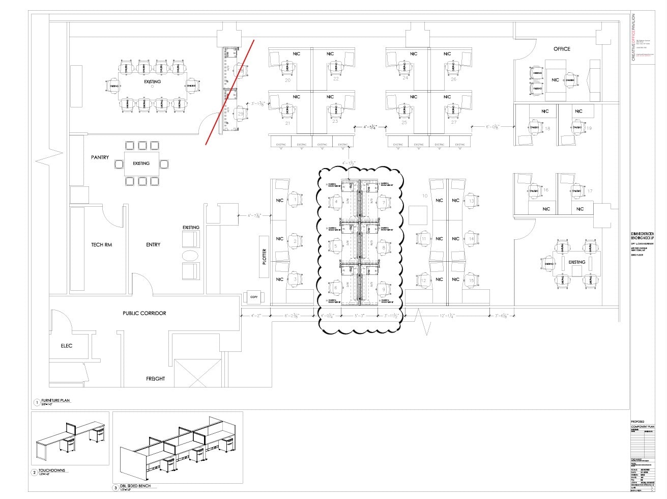 622 Third Ave, New York, NY à louer Plan d’étage- Image 1 de 1