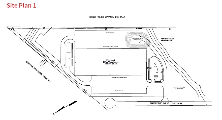 0 Enterprise Dr, Allen Park, MI à louer - Plan de site - Image 2 de 2