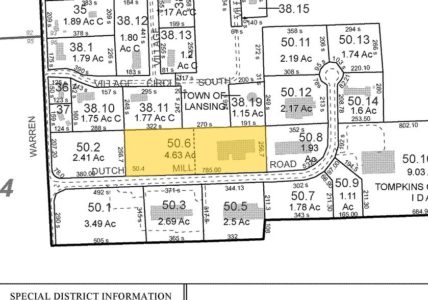 21-25 Dutch Mill Rd, Ithaca, NY à louer - Plan cadastral - Image 2 de 14