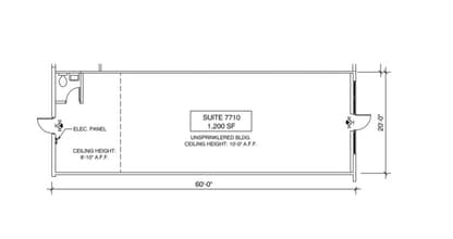 7702-7760 Spalding Dr, Norcross, GA à louer Plan d’étage- Image 2 de 2