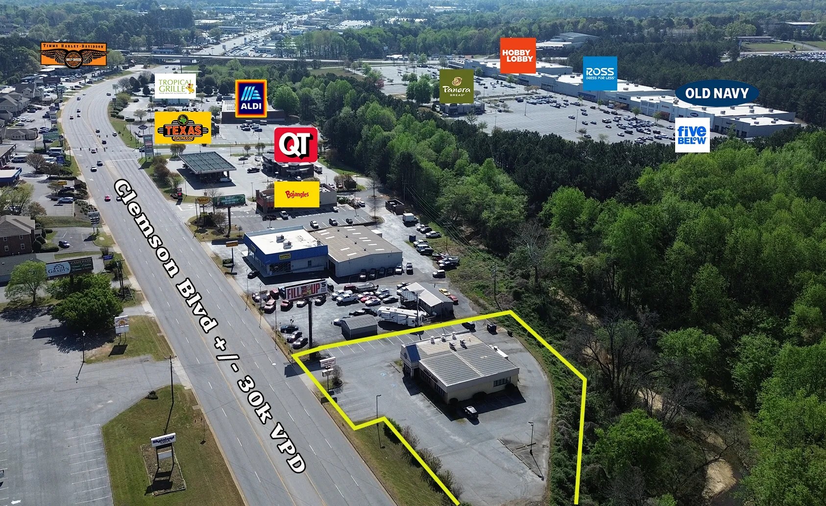 4141 Clemson Blvd, Anderson, SC à vendre Photo principale- Image 1 de 10