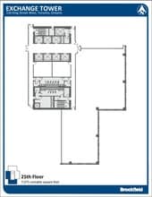 130 King St W, Toronto, ON à louer Plan d’étage- Image 1 de 1