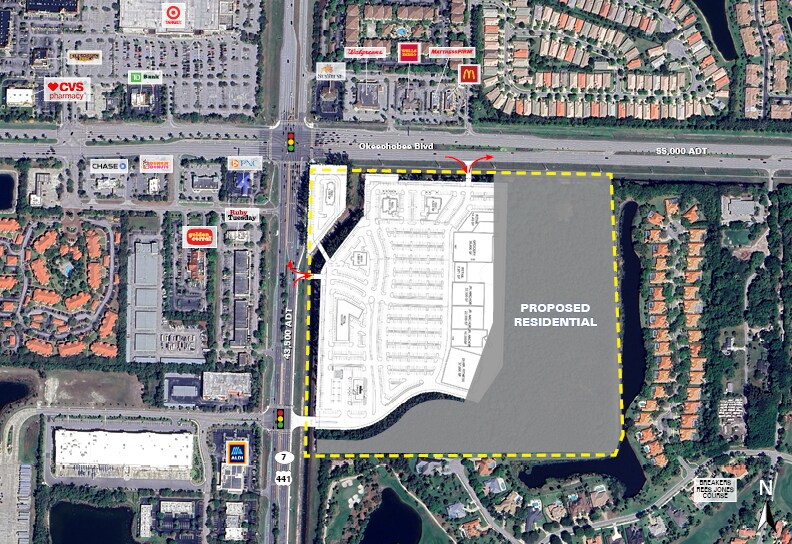 Okeechobee Blvd, Royal Palm Beach, FL à louer - Photo du bâtiment - Image 3 de 3