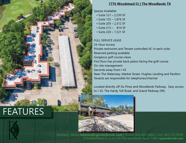 1776 Woodstead Ct, The Woodlands, TX à louer - Photo du bâtiment - Image 2 de 13