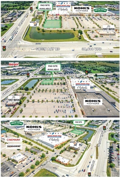 NWC of Highway 30 & Highway 50, Kenosha, WI à louer - Aérien - Image 2 de 4