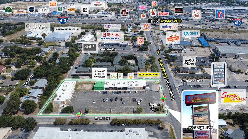 4401-4419 Rittiman Rd, San Antonio, TX for lease - Building Photo - Image 3 of 5