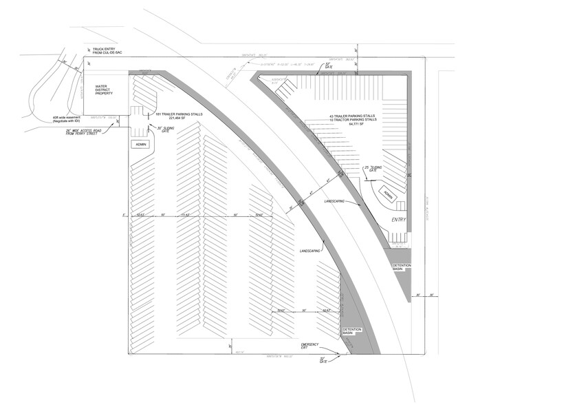 0 Indian Ave / Perry St, Perris, CA à vendre - Plan de site - Image 1 de 7