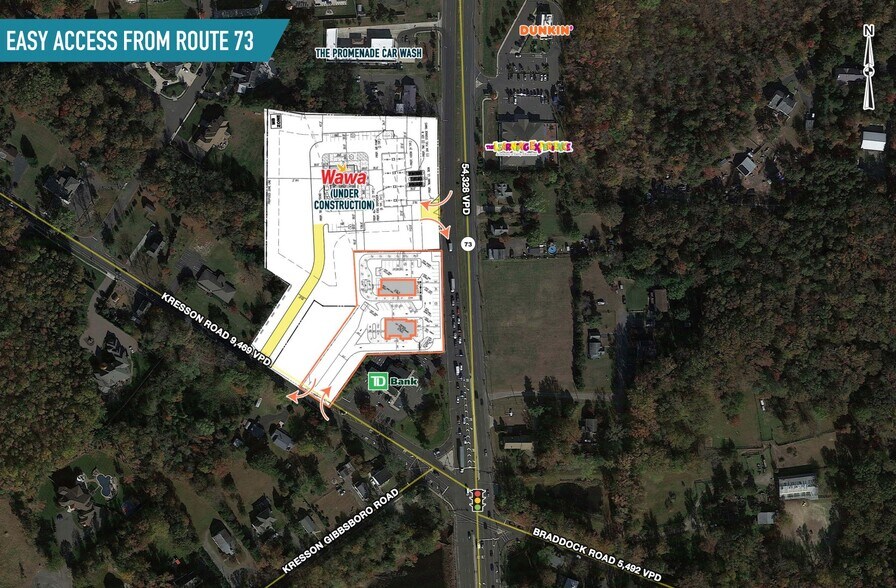 403-405 Route 73, Voorhees, NJ for lease - Primary Photo - Image 1 of 2