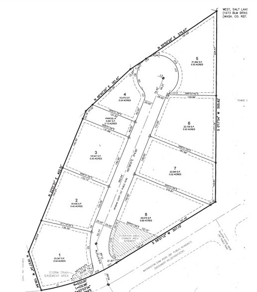 1125 E Washington Dam Rd, Washington, UT for sale - Plat Map - Image 1 of 4