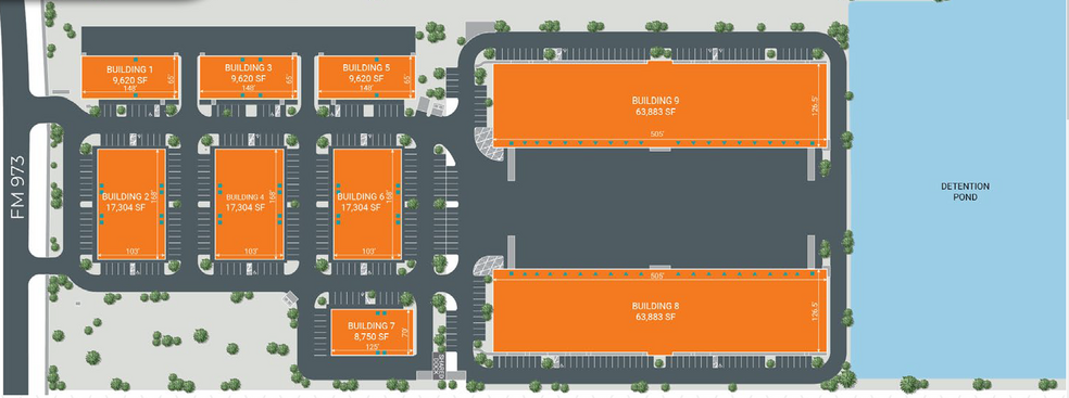 5601 FM 973, Del Valle, TX à louer - Plan de site - Image 2 de 10