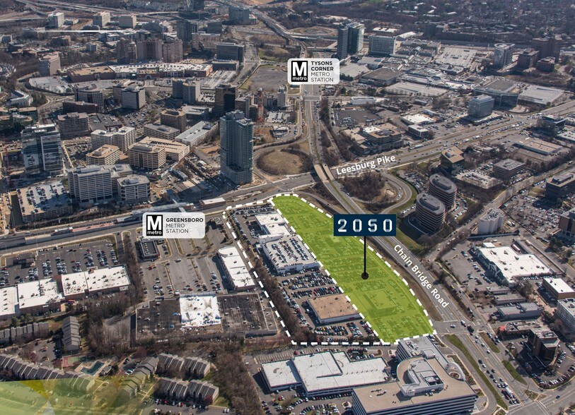 2000-2050 Chain Bridge Rd, Tysons, VA à louer - Photo principale - Image 1 de 2