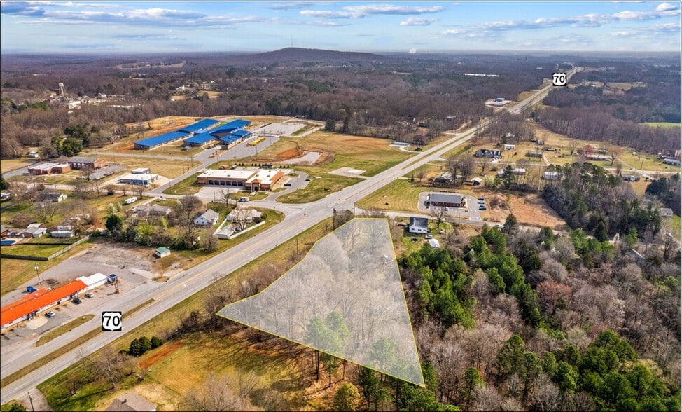 306 School Street, Cleveland, NC for sale - Aerial - Image 2 of 3