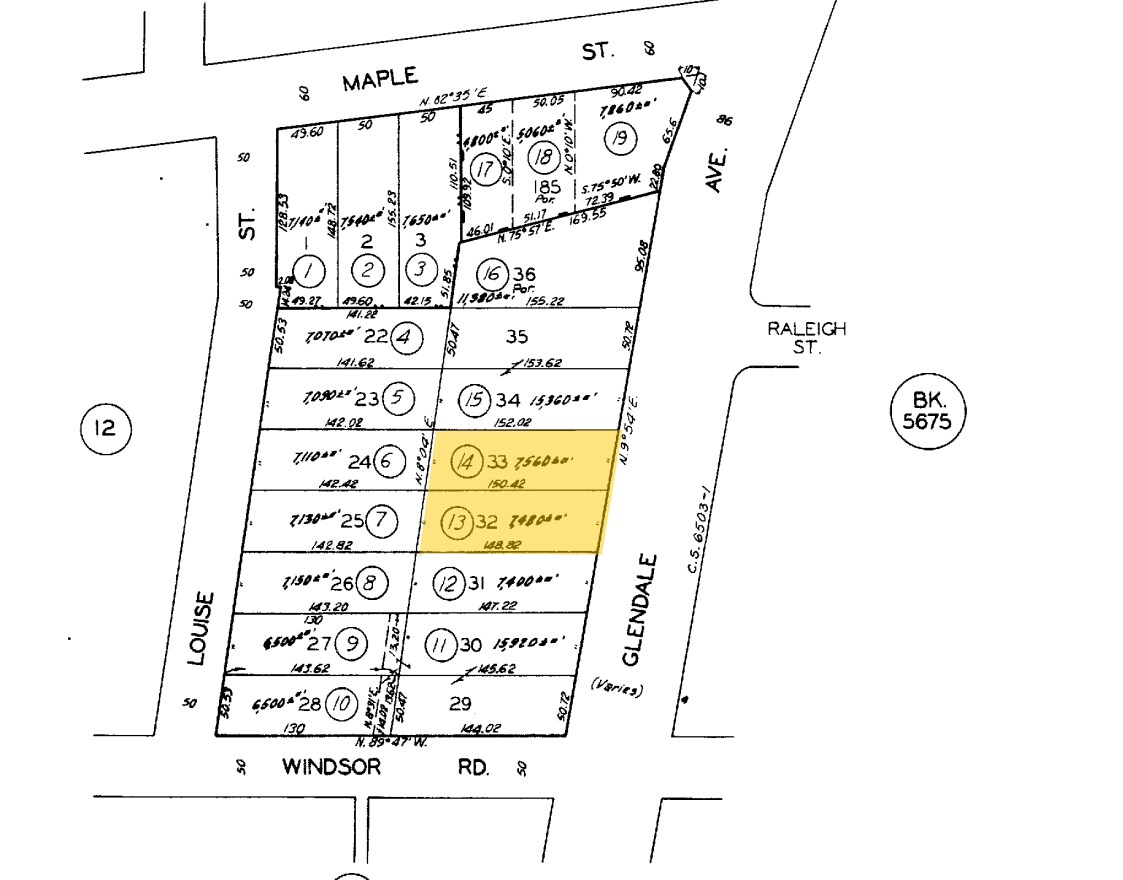 725 S Glendale Ave, Glendale, CA à louer Plan cadastral- Image 1 de 8