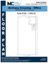 604 W Bethany Dr, Allen, TX for lease Floor Plan- Image 1 of 1