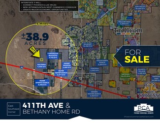 Plus de détails pour 411th Ave & Bethany Home Rd, Tonopah, AZ - Terrain à vendre