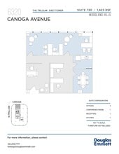 6300 Canoga Ave, Woodland Hills, CA à louer Plan d’étage- Image 2 de 2