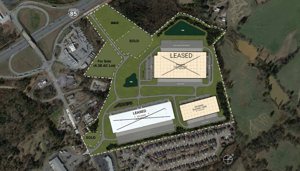 110 Exchange Logistics Pk Dr, Piedmont, SC à vendre - Photo du bâtiment - Image 2 de 3