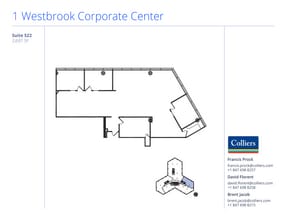 1 Westbrook Corporate Ctr, Westchester, IL for lease Floor Plan- Image 1 of 1