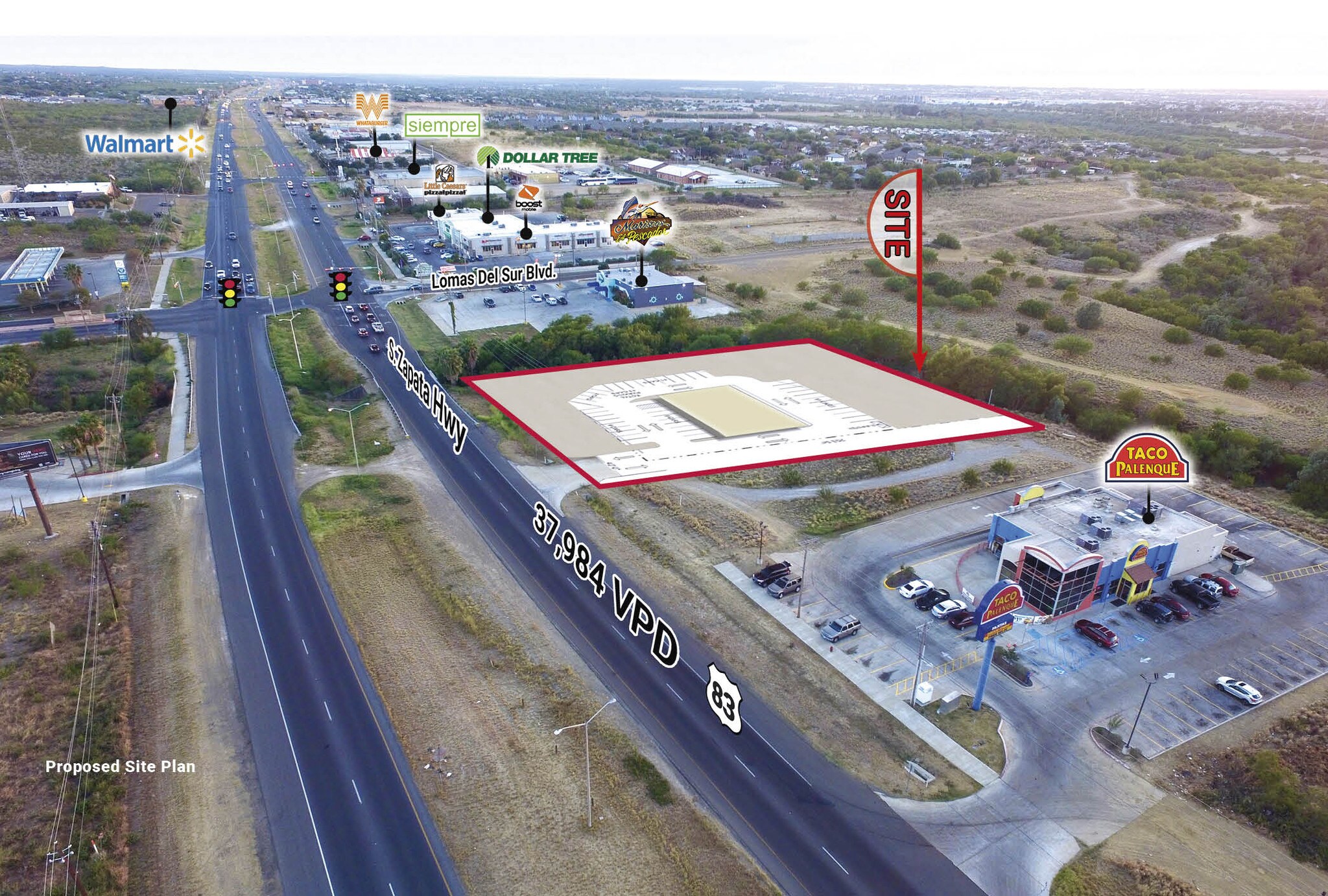 3610 S US Highway 83, Laredo, TX à vendre Photo principale- Image 1 de 16