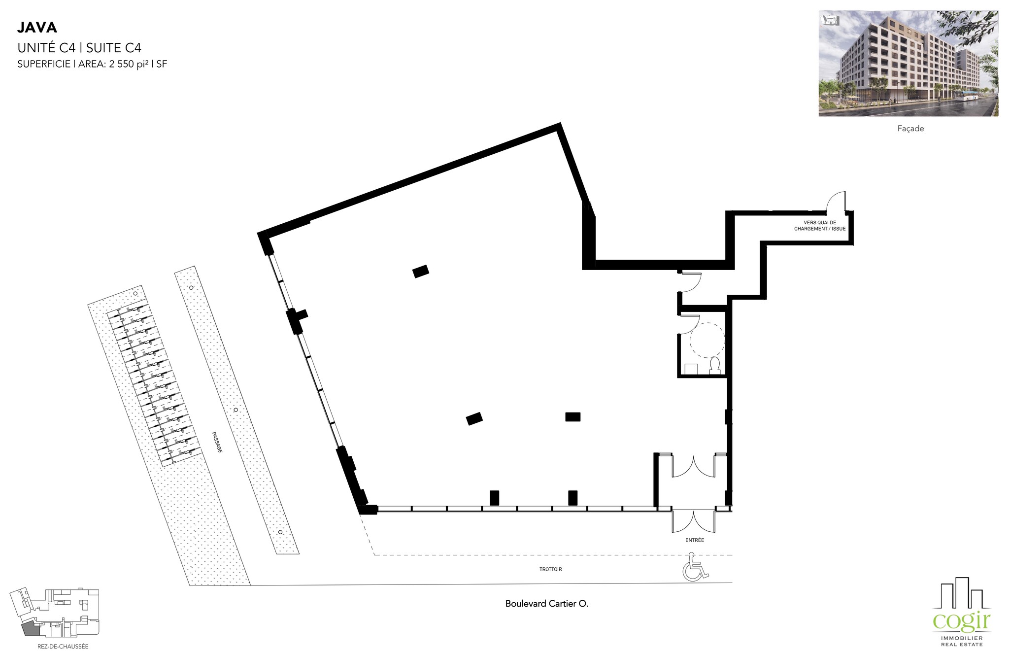 48-64 Boul des Laurentides, Laval, QC à louer Plan de site- Image 1 de 1