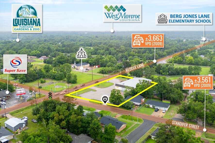 3415 Burg Jones Ln, Monroe, LA à vendre - Photo du bâtiment - Image 3 de 9