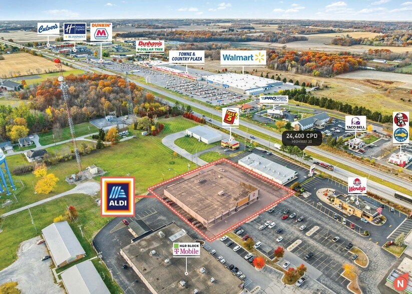 551 N Line St, Columbia City, IN à vendre - Photo du bâtiment - Image 3 de 5