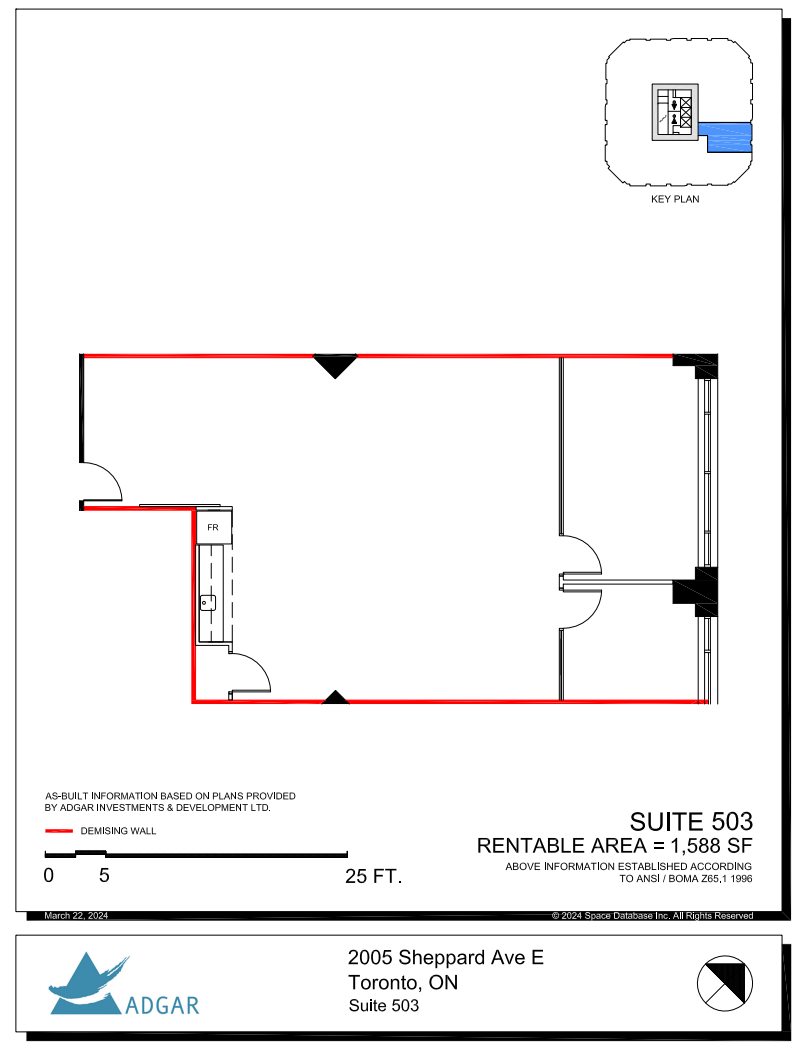 2001 Sheppard Ave E, Toronto, ON for lease Floor Plan- Image 1 of 6