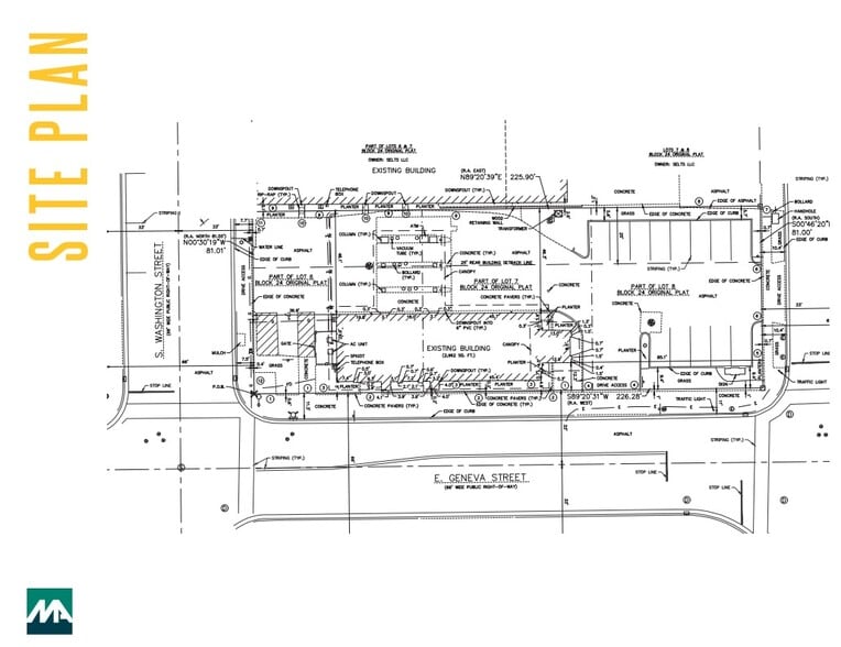 190 E Geneva St, Elkhorn, WI à vendre - Plan de site - Image 2 de 2