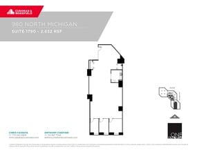 980 N Michigan Ave, Chicago, IL à louer Plan d’étage- Image 1 de 1