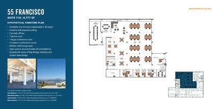 55 Francisco St, San Francisco, CA for lease Floor Plan- Image 1 of 5