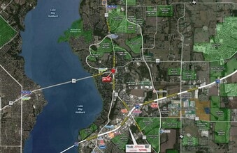 111 N Goliad St, Rockwall, TX - AERIAL map view