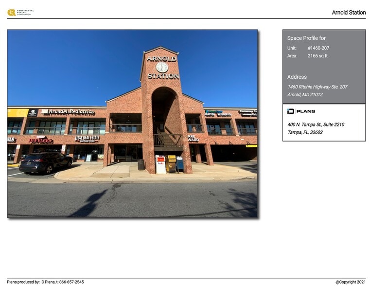 1450-1460 Ritchie Hwy, Arnold, MD for lease - Site Plan - Image 2 of 12