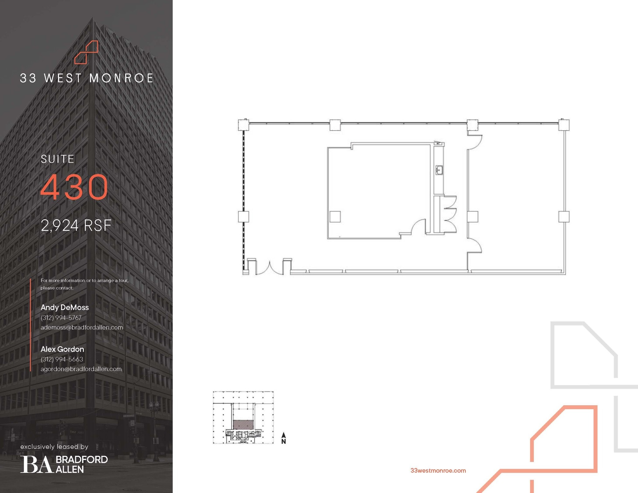 33 W Monroe St, Chicago, IL for lease Floor Plan- Image 1 of 1